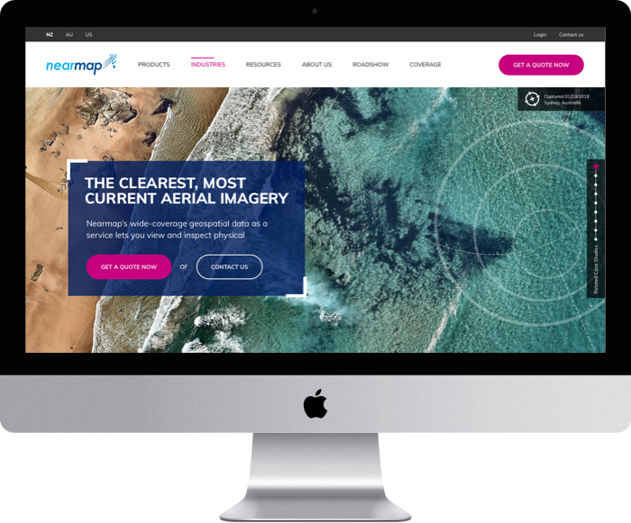 Nearmap Website Redesign